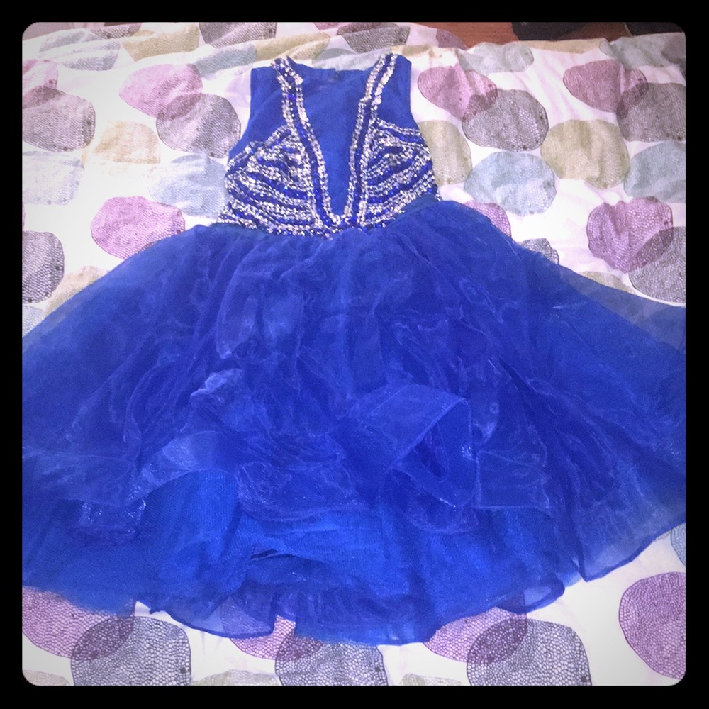 Royal blue dress